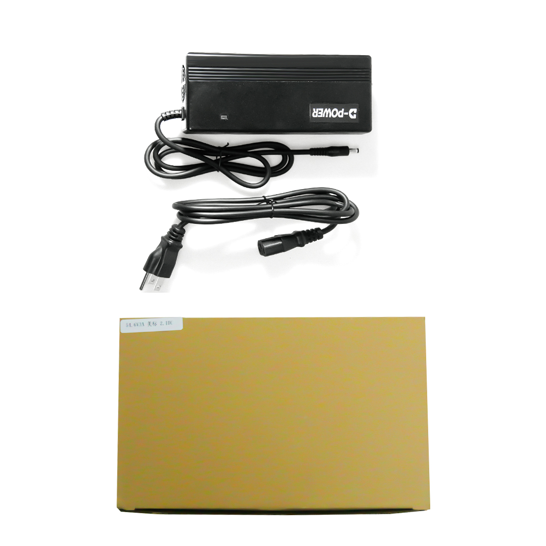 Cargador de bicicleta eléctrica 36v/48v/52v 2A 3A AU/EU/US/UA cargador de batería Ebike con enchufe DC2.1 para batería de litio 36/48/52v