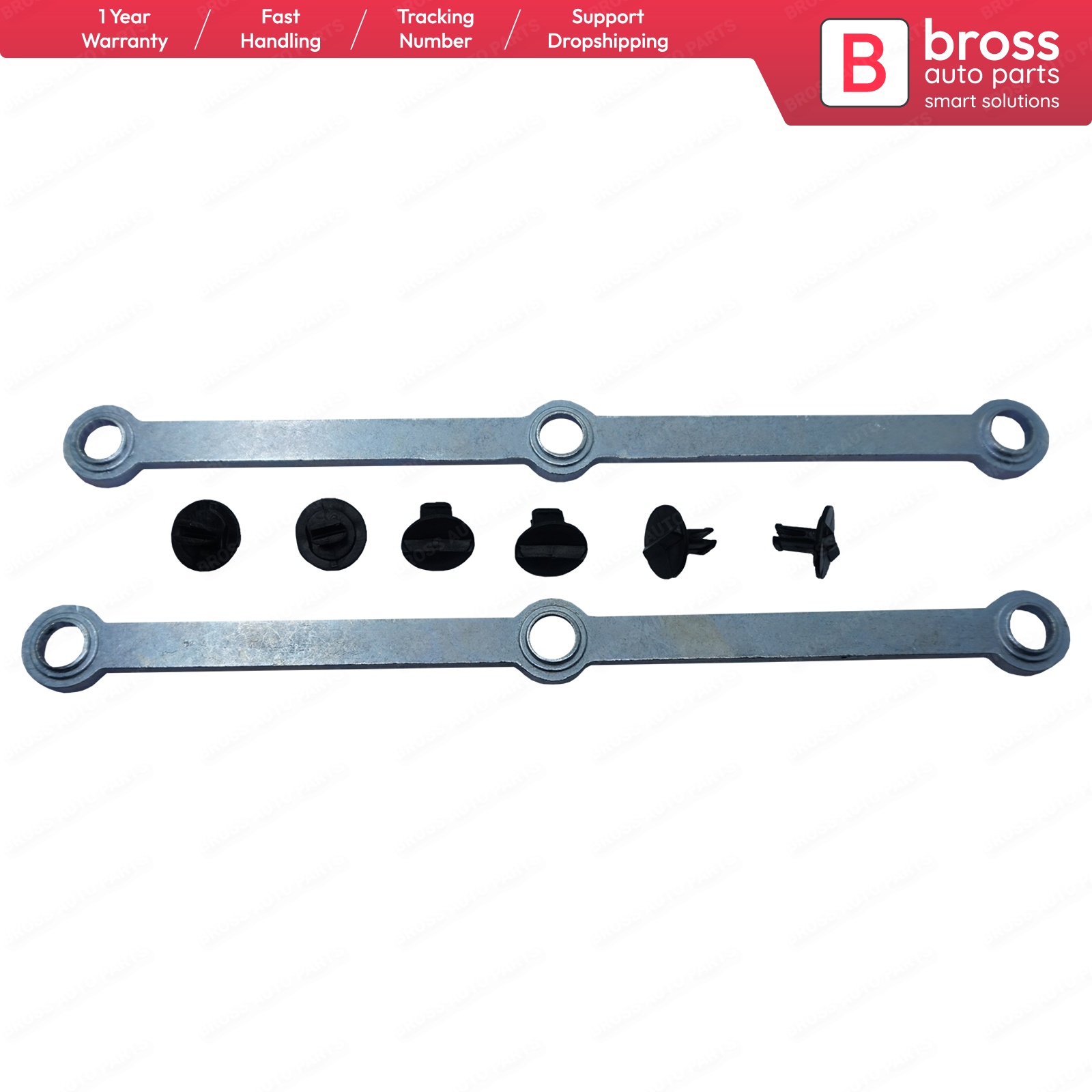 Bross auto parts bsp 952 indsugningsindløbsmanifold hvirvelklap reparationsløber forbindelsesstang sæt 6420903237 til mercedes  om642 motor