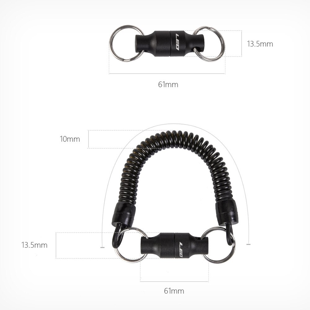 Outdoor Magnetic Net Release Landing Net Holder Keeper with Lanyard for Retractor Fly Fishing Tool Accessories