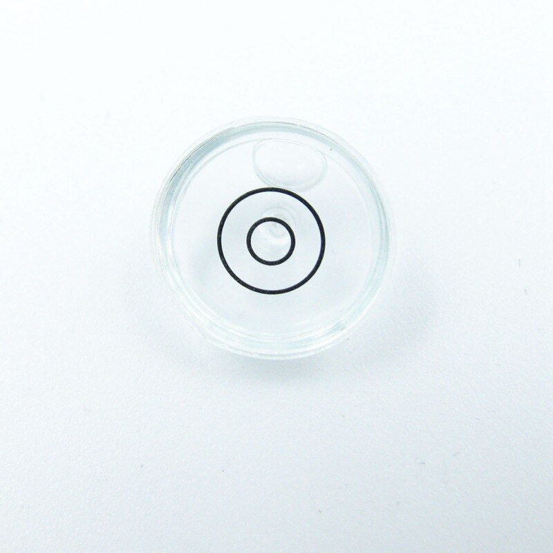 QASE 17*9mm Circular Bubble Level Vial Glass Spirit Level Measurement Instrument