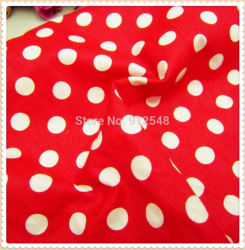 MB8753, 50 cm * 150 cm Polka Dot Series katoen stof, diy handgemaakte patchwork katoen stof home textiel