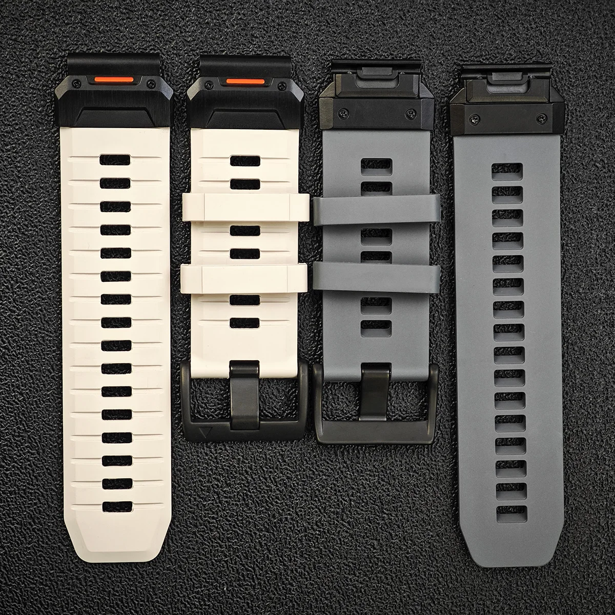 22mm 26mm QuickFit Fluororubber Strap For Garmin Fenix 8 7X 7 6 6X Pro Epix Pro Gen2 47mm 51mm//Fenix 5X Plus Tactix7 Watchband