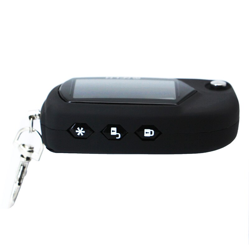 FX-7 keychain with flip key main key fob for car alarm KGB fx7 remote control Key Chain FX 7 Anti-Theft Device Two-Way