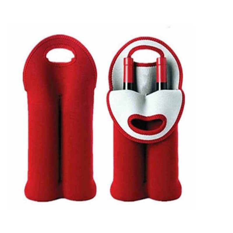 10pcs/lot red Wine Bags insulation Wine Bottle Covers Reusable Neoprene Bottle Wrap Package Wine bottle protector Bags