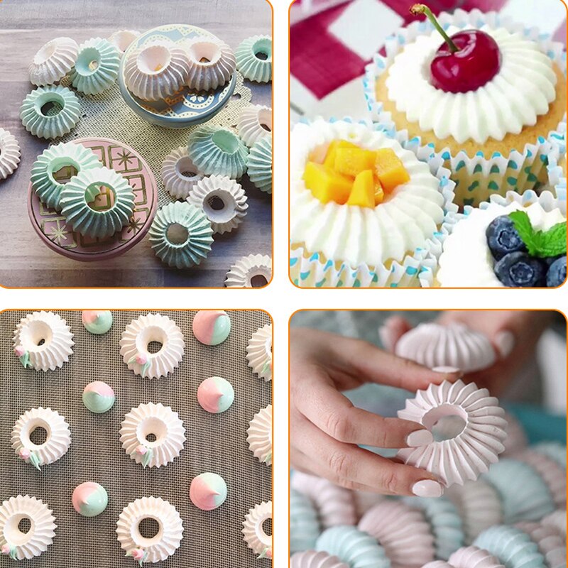 DIY Russian Pastry Flower Icing Piping Nozzles Cake Sandwich Cookie Squeeze Flower Mouth Tips Baking Decoration Tools