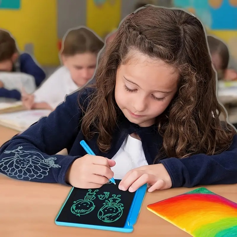 4.5 polegada lcd escrita tablet prancheta crianças graffiti sketchpad brinquedos escrita quadro negro magia prancheta brinquedo presente