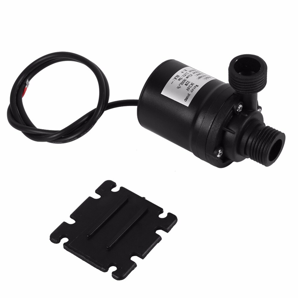 Electric Water Circulation Pump DC 24V Brushless Submersible Motor Water Pump 800L/H Solar Energy Pump for Aquarium Pond