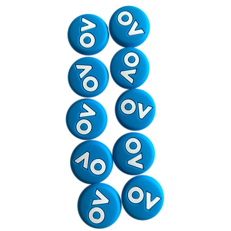 Amortecedor de vibração para raquete de tênis, amortecedor de silicone antivibração para raquete de tênis com 10 peças: Default Title