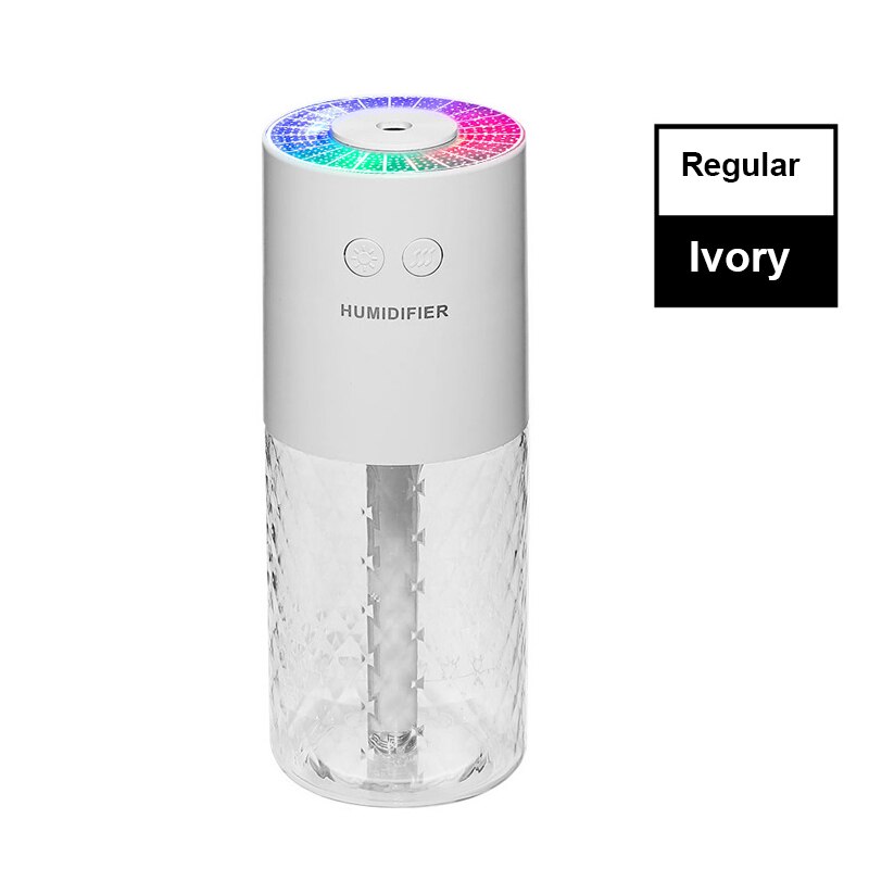 Etherische Olie Luchtbevochtiger Aromatherapie Diffuser Cool Mist # Draadloze Luchtbevochtiger Crystal Projectie Lamp: 01