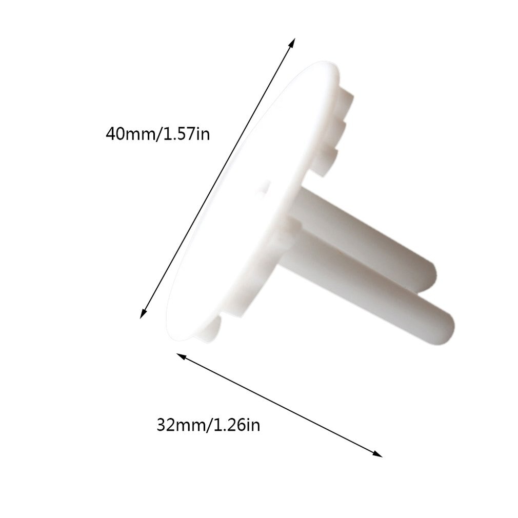 Enchufe europeo niños oso dibujos animados redondo grueso cubierta del zócalo del bebé Anti-choque eléctrico cubierta de protección