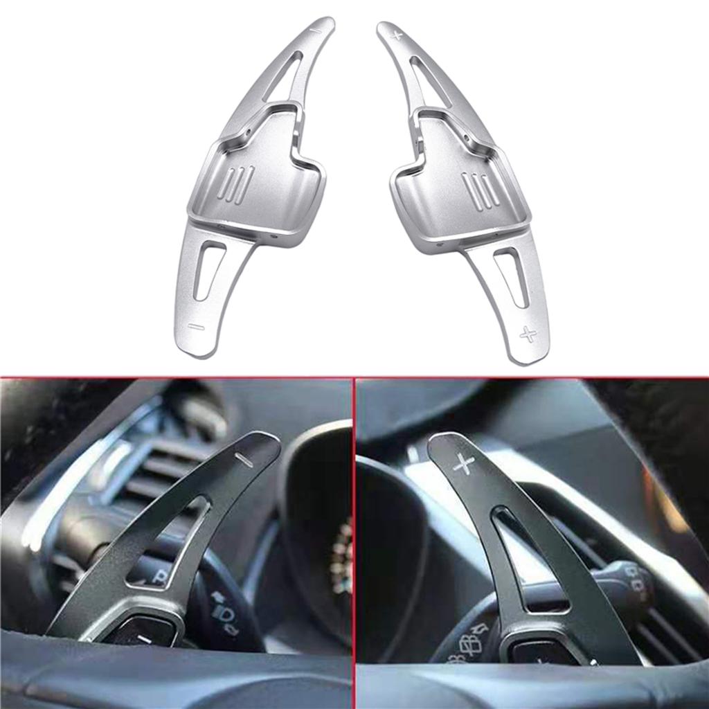 2Pcs Shift Paddle Blade fits Ford Focus Escape Silver