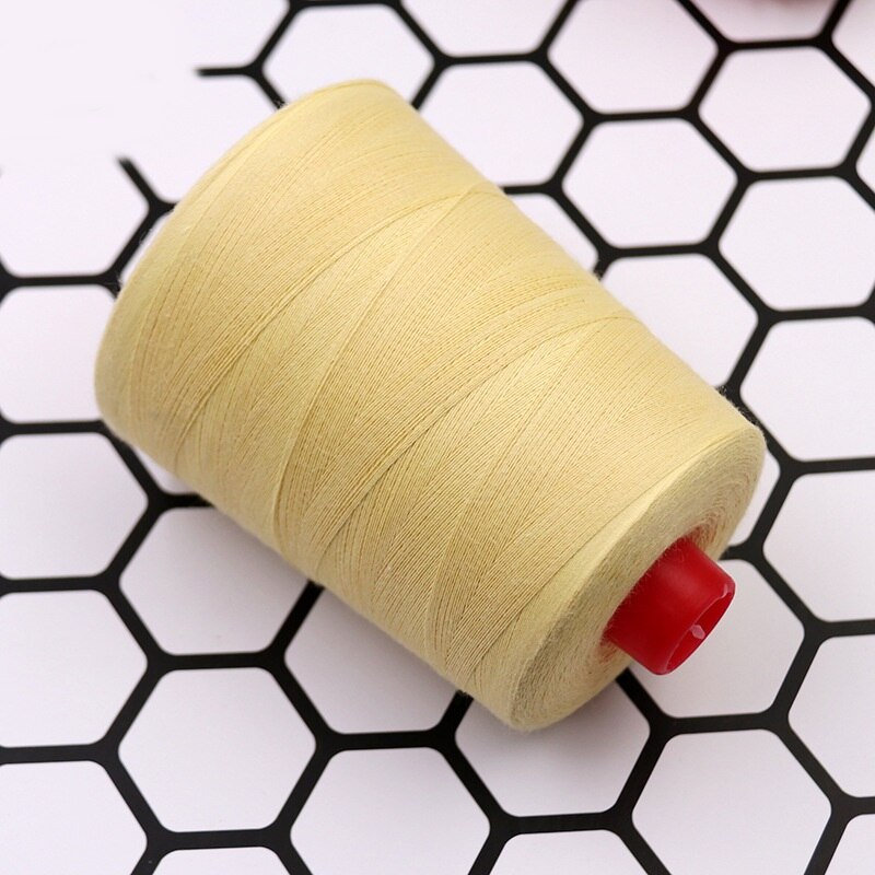 Aramid 1414fireproof yarn flame retardant wear resistant high temperature cut resistant gloves Kevlar staple fiber sewing thread