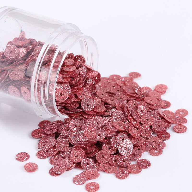 Pailettes 4Mm Glitters Sequin Platte Ronde Losse Pailletten Naaien Bruiloft Decoratie Craft Scrapbook Diy Accessoires 2000Pcs: JCF  melon