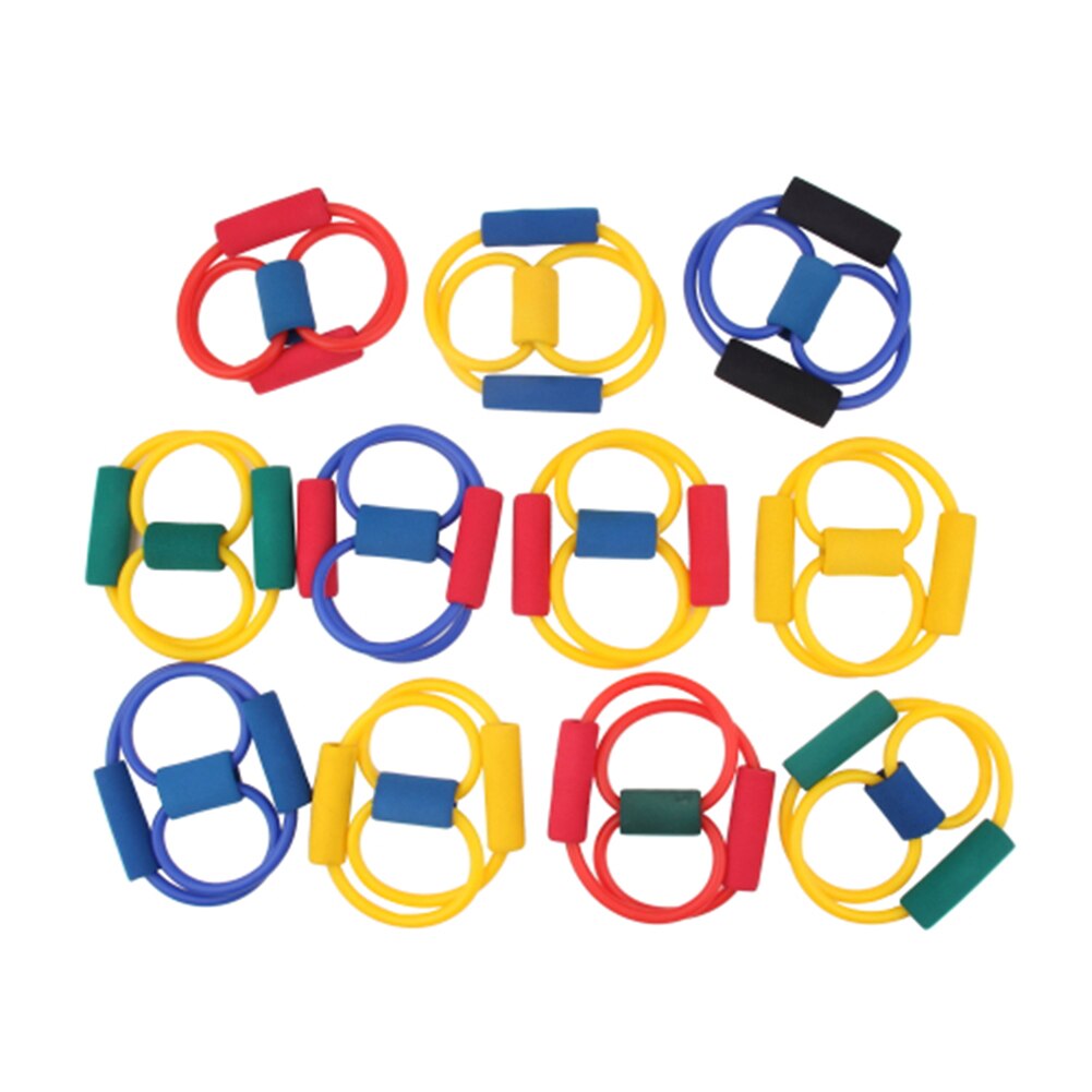 Resistance Band Yoga Pilates Pulling Exercise Stretch Fitness Tube Workout Bands