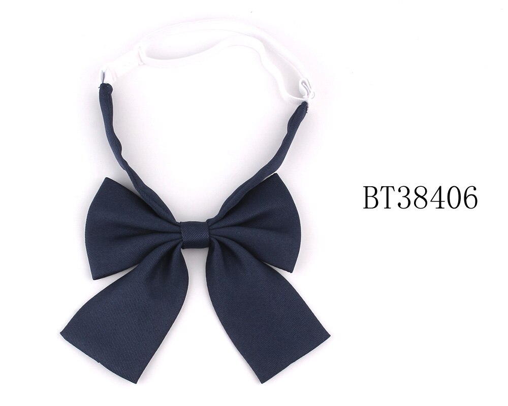 Ladies Large Bowtie Oversize Bow tie For Women Uniform Collar Butterfly Bow knot Adult Solid Bow Ties Cravats Girls Red Bowties: BT38406