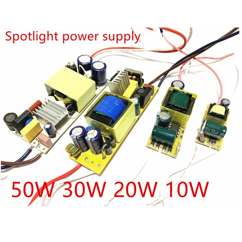 Waterproof LED Driver Power Supply for LED Light 10W 20W 30W 50W Spotlight Power Supply street lamp Flood lamp drive transformer