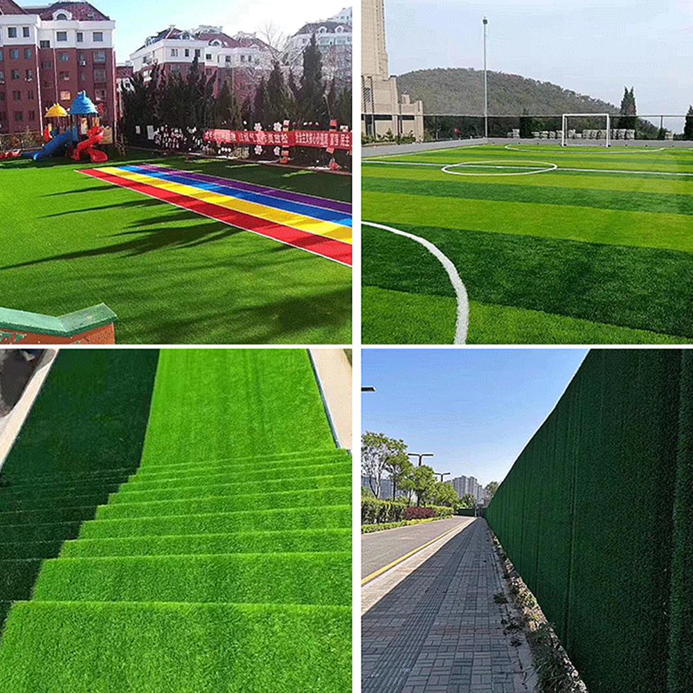 Artificial Turf Grass Turf Rug Synthetic Weatherproof Turf Mat Grass Carpet Mat #CW