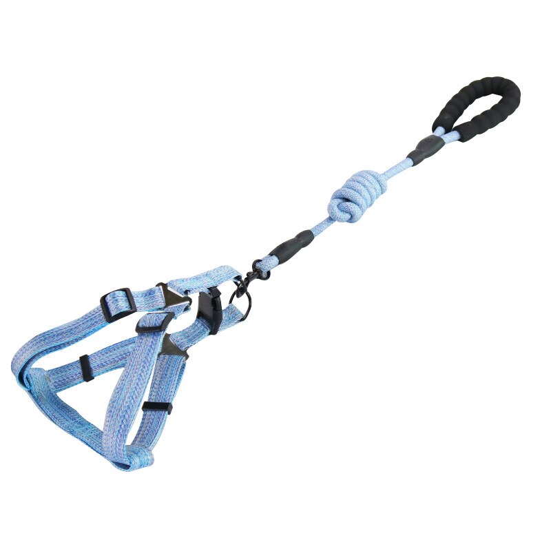 Adjustable Pet Dog Leash Harness Set Walking Training Traction Rope With Small Medium Large Pets Chest Straps Collar Dropshiping