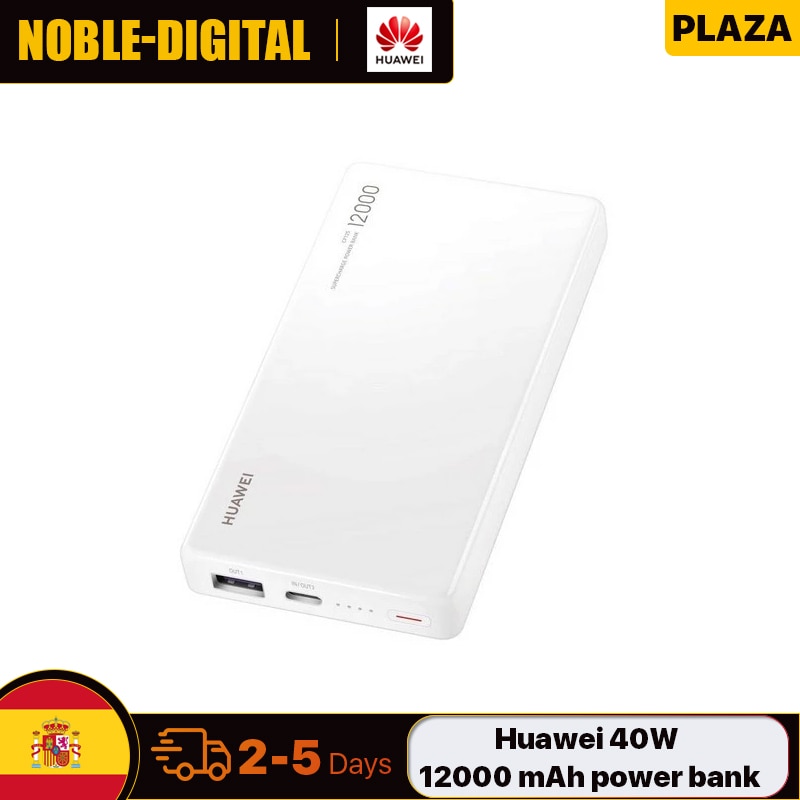 HUAWEI Banca di Potere 12000mAh USB Tipo-C 40W Sovralimentare Banca di Potere per Huawei P30 Lite/OnePlus 7