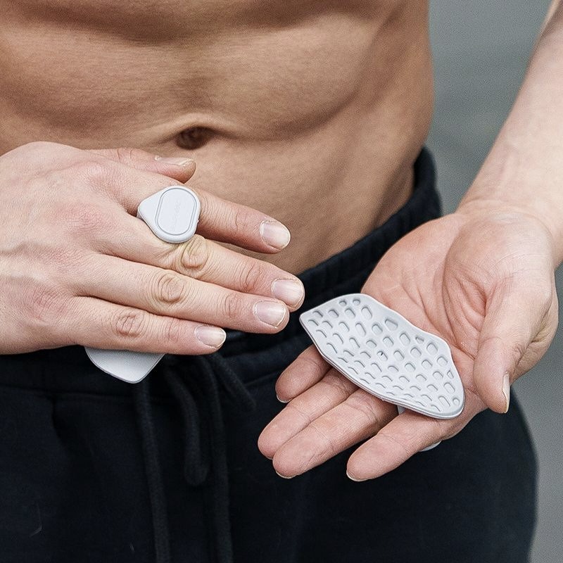 Silicone palm pad fitness non-slip convenient exercise anti-cocooning horizontal bar pull-up equipment training weight grip
