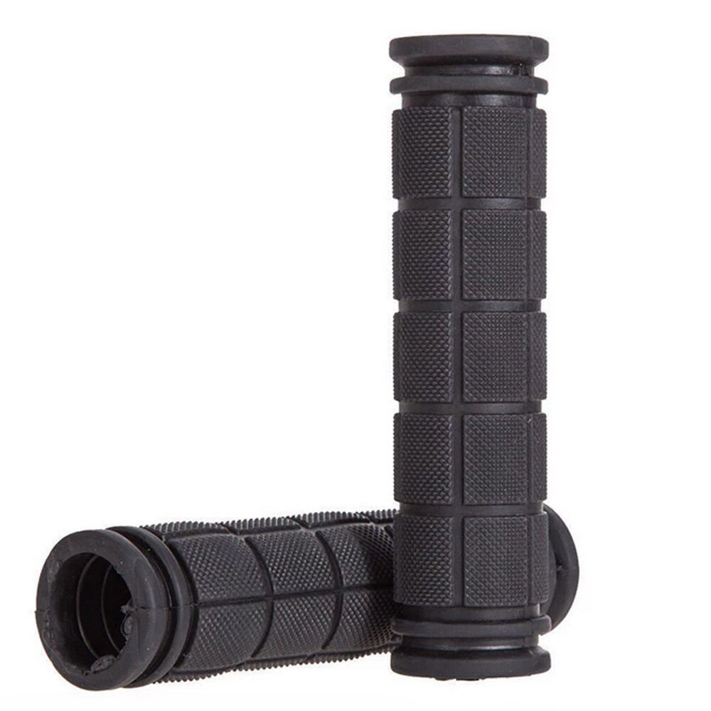 Zachte Rubber Fiets Grips Anti-Slip Fietsen Grips Mtb Road Mountainbike Handvatten Handvat Bar Grip Fiets Accessoires: Black