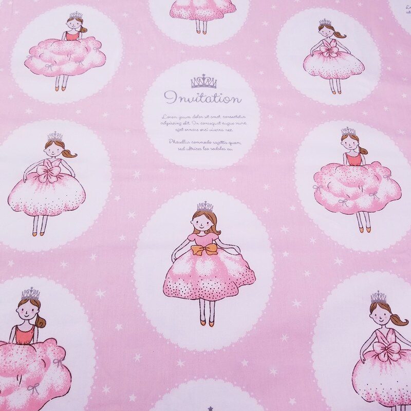 Gedruckt Mädchen freundlicher baumwolle Stoff Baby Baumwolle Patchwork Tuch für DIY NäHenne Quilten Fett Viertel Material Für Baby &Ampere; Art