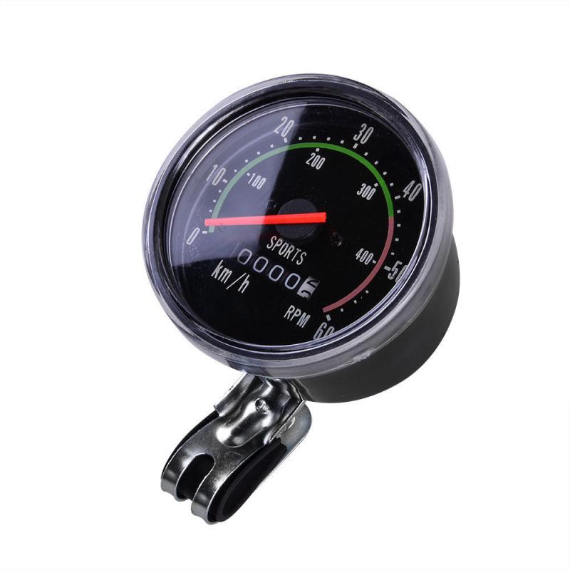 Waterdichte Fiets Snelheidsmeter Analoge Mechanische Kilometerteller Met Hardware Fietsen Stopwatch Voor Algemene 26/27.5/28/29 Inch Fiets