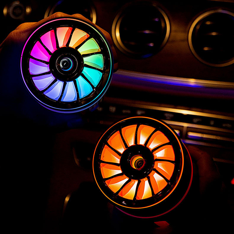 Car Winter And Summer Air Humidifier Wireless 360ml Portable Car Aromatherapy Diffuser With Color Ambient Light USB Charging