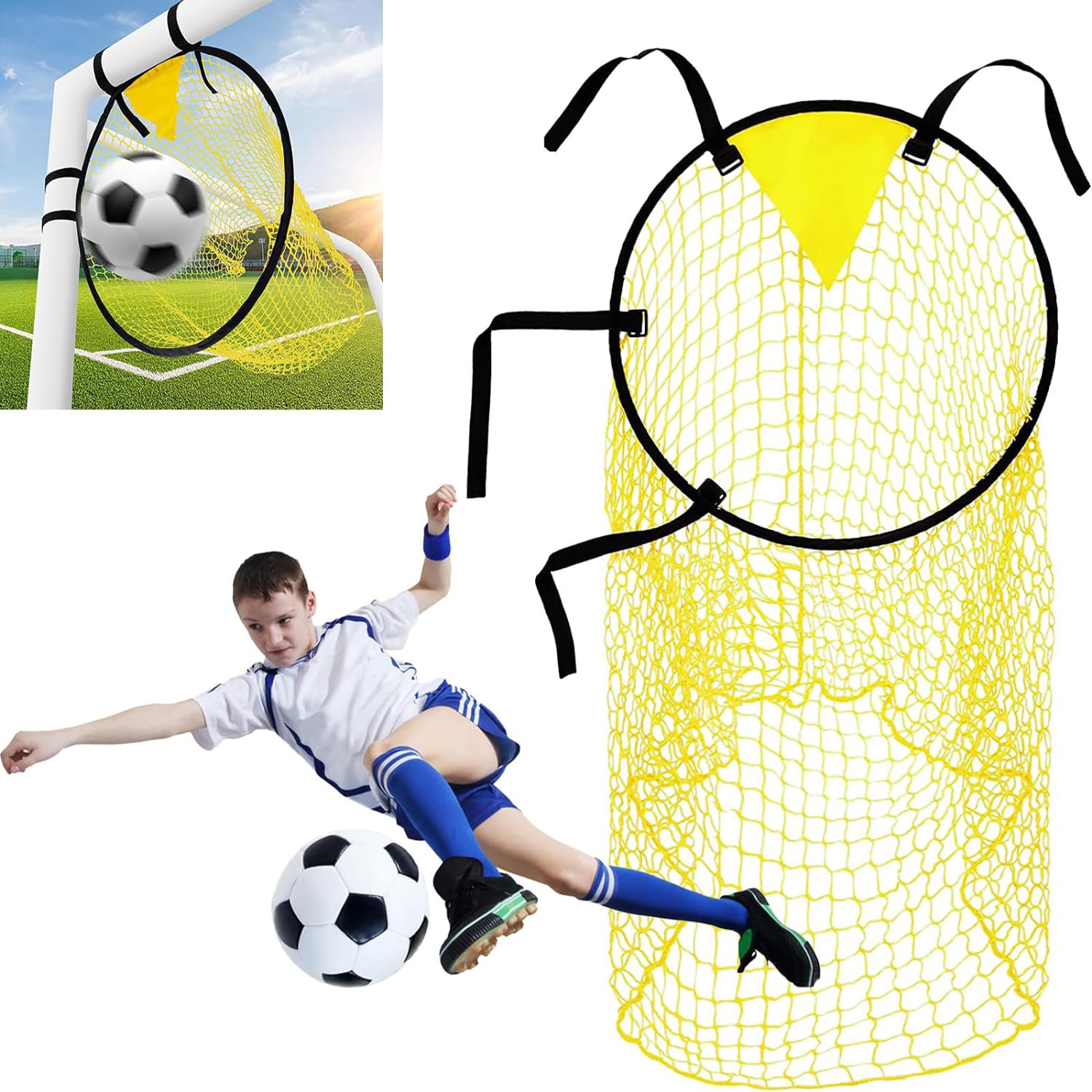 Voetbaltraining Schiet Doelnet Voetbaltraining Schoot Net Vrije Trap Oefennet Schietnet Jeugdvoetbal Trainingsuitrusting