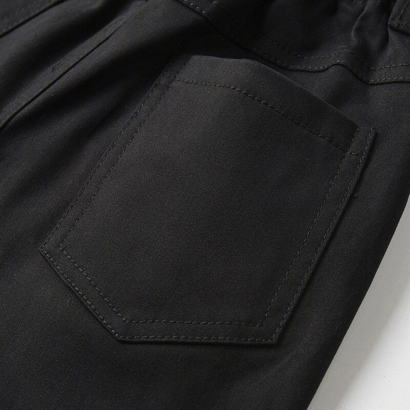 Pantalon en coton noir uni pour garçon | Tendance,
