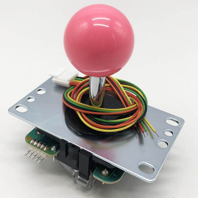 Originele Japan Sanwa Joystick Jlf Tp 8YT Stok 32Mm As 35Mm Top Bal Nul Vertraging Joystick Diy pc PS3 Xbox Joystick: Roze