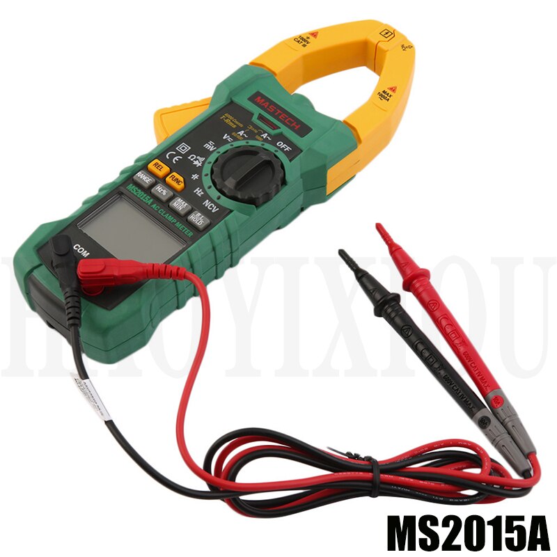 MASTECH MS2015A 1000A AC Current Clamp Meter AC DC Voltage Meter True RMS Digital Multimeter Frequency Capacitance Tester NCV