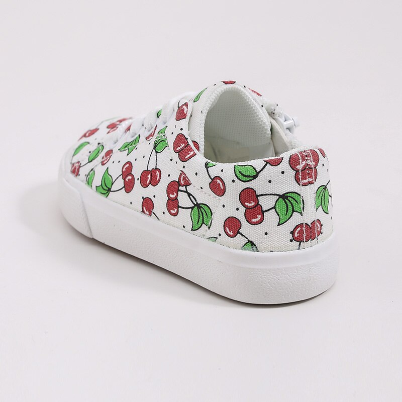 DB16537-zapatos de dibujo de fruta para niña, zapatillas adorables para niña recién nacida