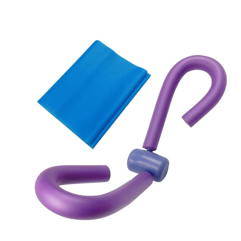PVC Thigh Exerciser Portable Bodybuilding Expander Arm Thigh Master Muscle Arm Chest Waist Yoga Sport Fitness Equipment: Purple