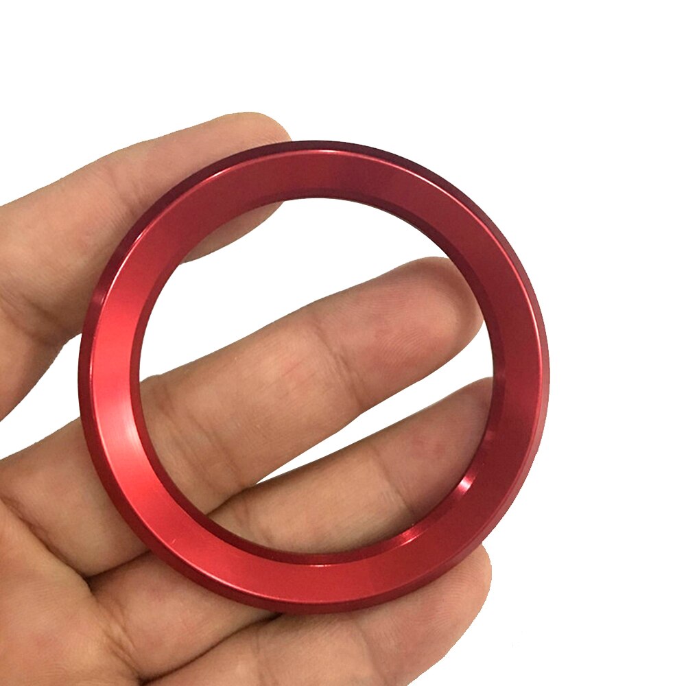 Anneau de volant de volant de voiture | En alliage d'aluminium, décoration de volant de voiture, étui de couverture pour BMW All Series accessoire de voiture: Rouge
