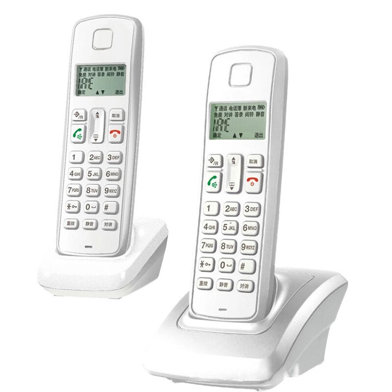 Expandable Cordless Phone System with Caller ID, Speakerphone, 2 Cordless Handsets, VIP Ringtones, Handset Intercom for Home