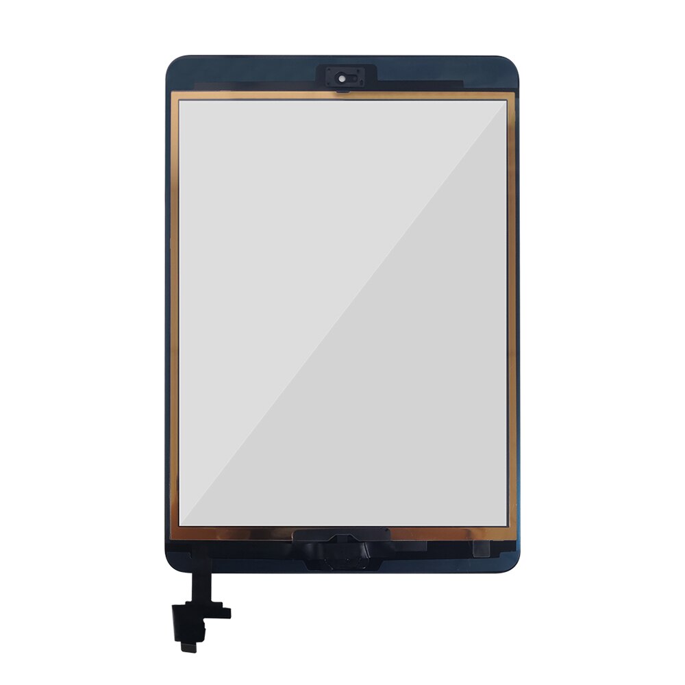 For iPad Mini 2 A1489 A1490 A1491 Touch Screen Digitizer + IC Chip Connector Flex TouchScreen Panel replace