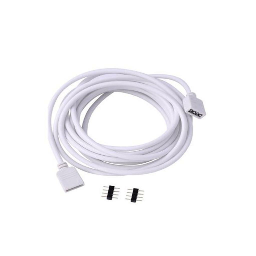 1M RGB LED Strip Light Extension Cable 4Pin Connector Wire Power Adapter