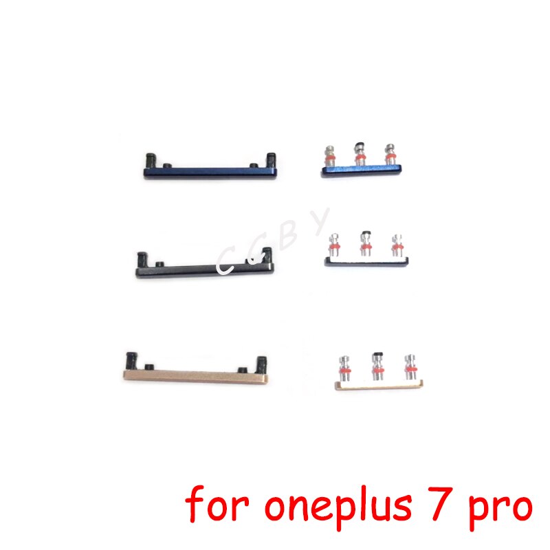 1Set For Oneplus 6 7 8 Pro 7T Power Button ON OFF + Volume Up Down Side Button Key