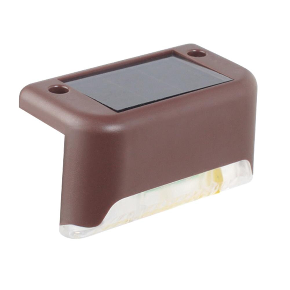 4 stuks/set led-zonneterrasverlichting voor buiten, tuinpad, terras, trap, hek, lampen met goede lichtdoorlatendheid en gelijkmatige verlichting