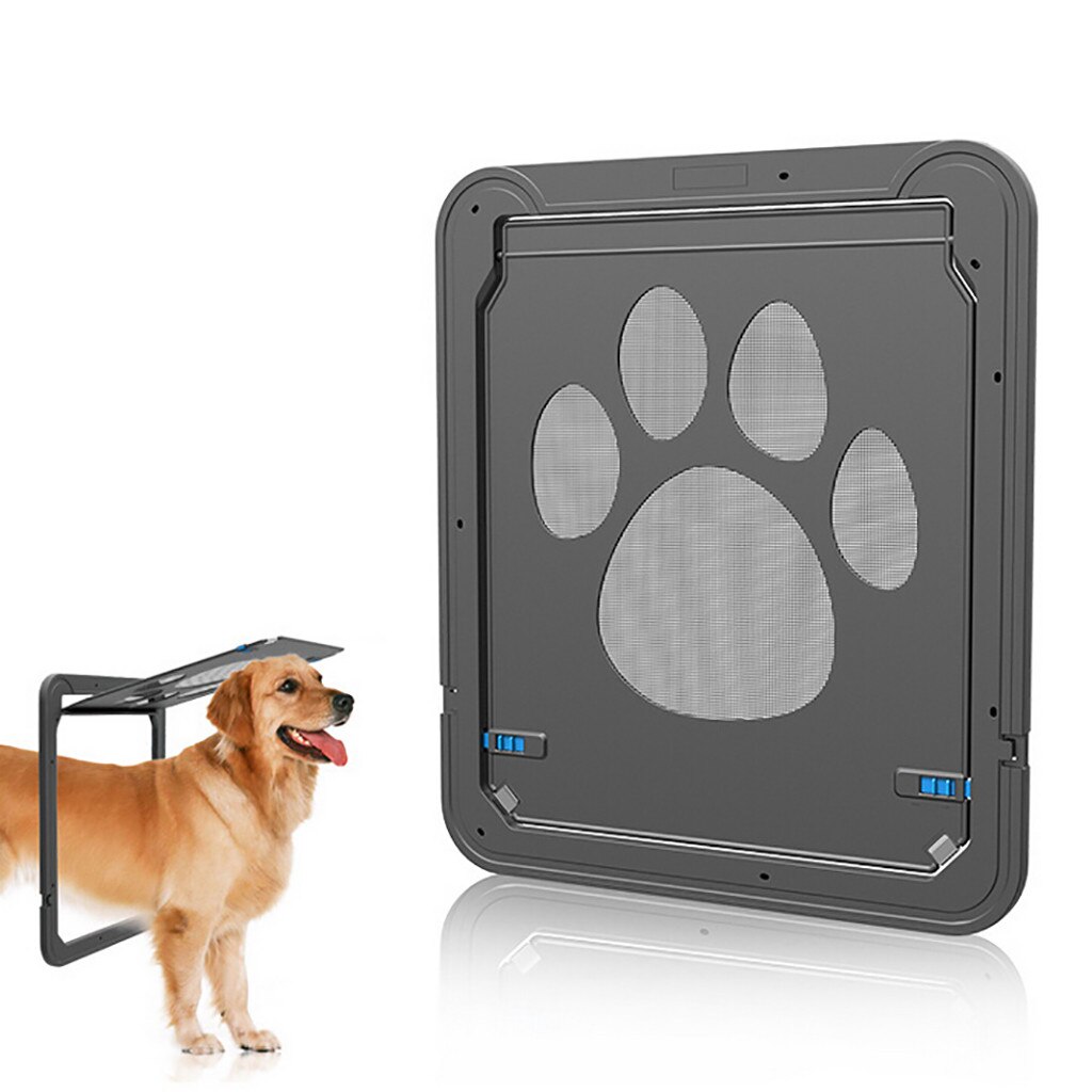 Zamykane drzwi dla psa, kota, kociaka, klapa zabezpieczająca, nylonowa siatka, śchłopak stopy zwierzęcia, bramka dla psa, małe zwierzę, kot, placki, artykuły dla zwierząt