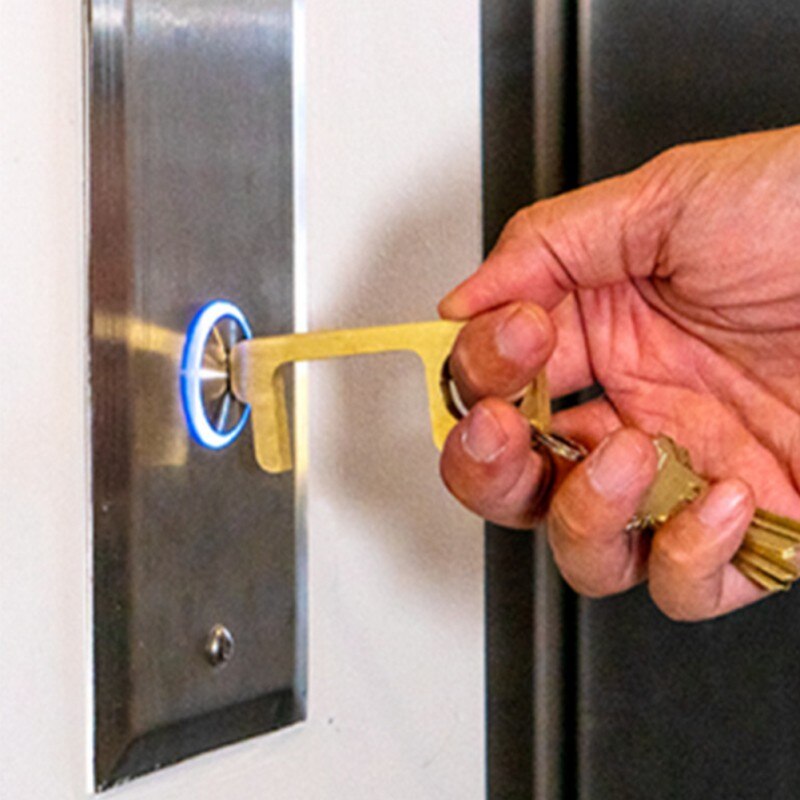 No Touch Open Door, Door Opener, Mini Self-Cleaning Reusable Handle Tools Press Elevator Button Gereedschap Hand Stick Outdoor