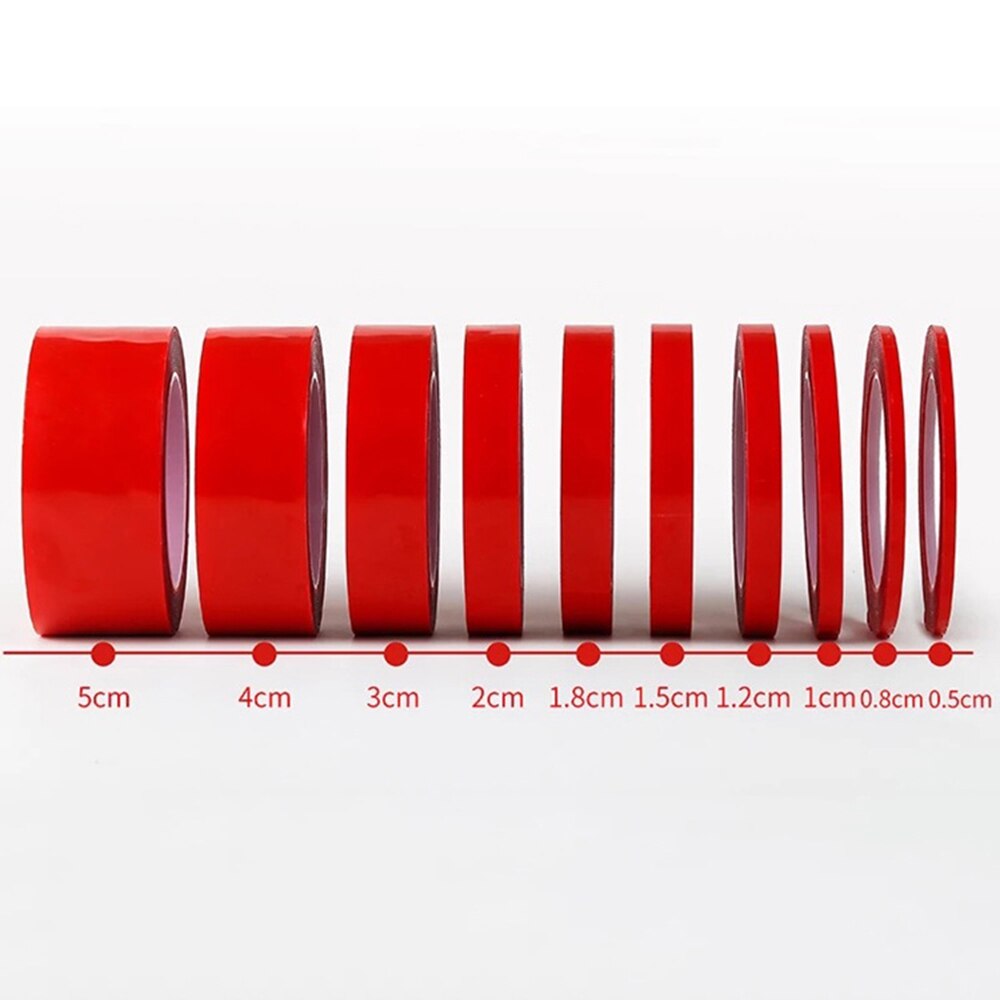 300cm Transparent Silikon Doppelseitiges Klebeband Aufkleber Für Auto Hohe Festigkeit Hohe Festigkeit Keine Spuren Klebstoff Aufkleber Wohnzimmer Waren
