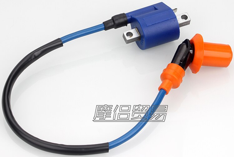 Racing Ignition Coil Gy6 50cc 125cc 150cc 250cc Scooter Moped High Performance Ignition Coil for Motorcycle Easy to Install
