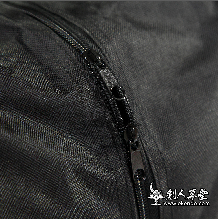 -IKENDO-BG002- NYLON BOGU SIMPLE SQUARE BAG - black square bag shoulder japanese kendo bogu bag armour bag keiko gi