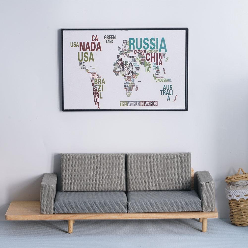 1:12 Doll House Doll House Simulation Model Photo Frame Doll Scale For 1/12 Suitable House Or Recommend 1/6 L6N0