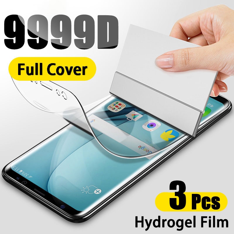 Hydrogel Film Screen Protector For Samsung Galaxy S10 S10E S9 S8 S20 Plus Full Cover Protective For A51 A50 A70 A71 Note 8 9 10