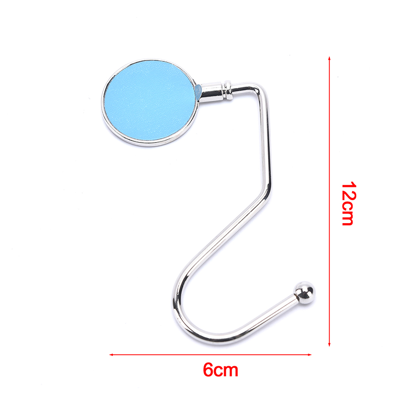 Foldable Hanging Desk Hook Write Name Large Load-bearing Table Side Hook Metal Portable Hanging Bag Hook Purse Handbag Hanger