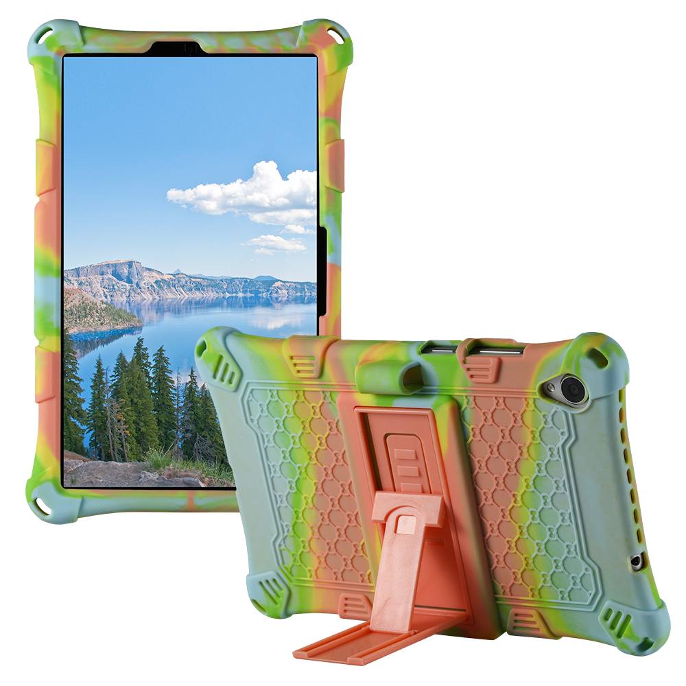 Pokrowiec na Lenovo Tab M8 TB-8505F TB-8705X miękki silikonowy pokrowiec na Tablet z podstawką do tabletu lenovo m8 M 8: Mint Green