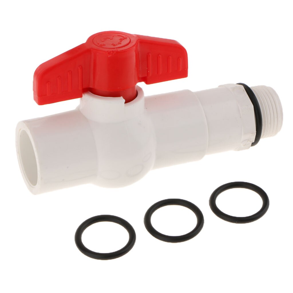 25mm Outlet Plastic Straight Drum Barrel Spigot Faucet Taps for Water 3/4 inch Connection